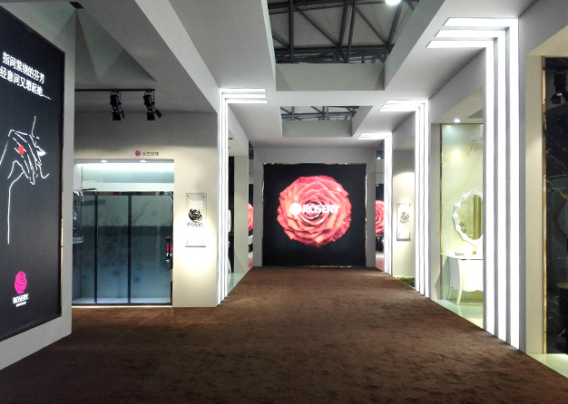 玫瑰島衛浴展臺搭建項目